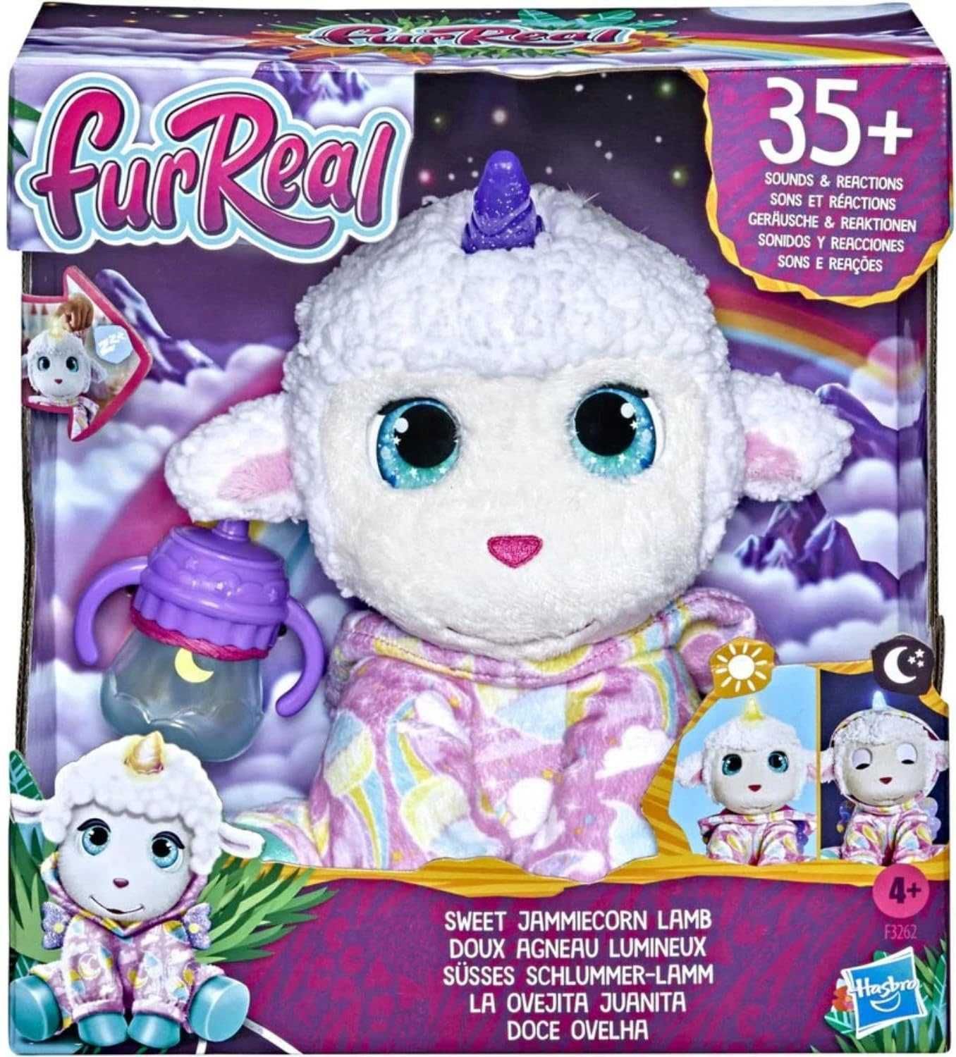 Интерактивный Малыш Ягненок Единорог FurReal Sweet Jammiecorn Lamb