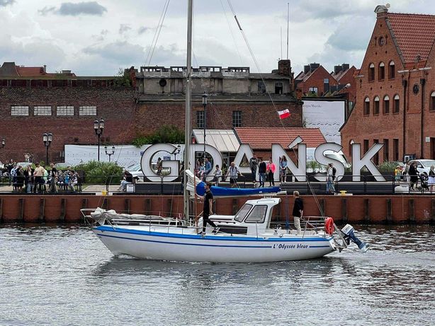 Czarter morski jacht żaglowy 9m Zatoka Gdańska i Bałtyk