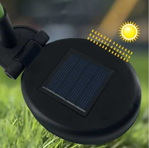 Садовий світильник на сонячній батареї тюльпан фіолетовий