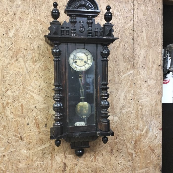 Stary zegar ścienny eklektyczny A35