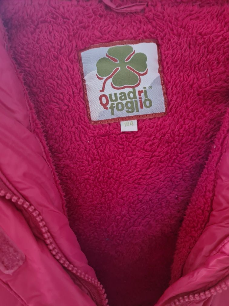 Kurtka malinowa dla małej damy firmowa okazja !