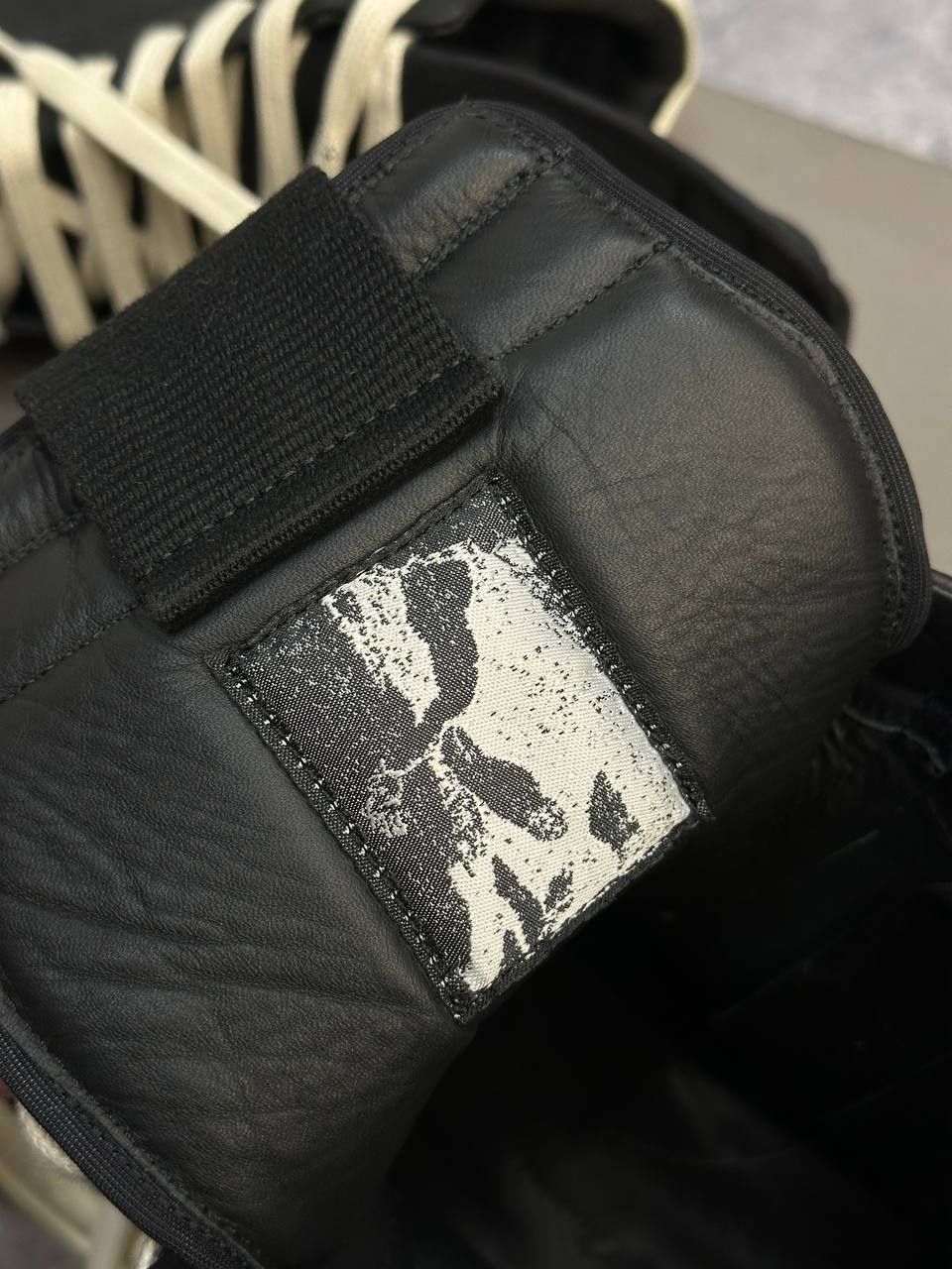 Rick Owens Megabasket Geobasket double bumper jumbo кеды кеди черные