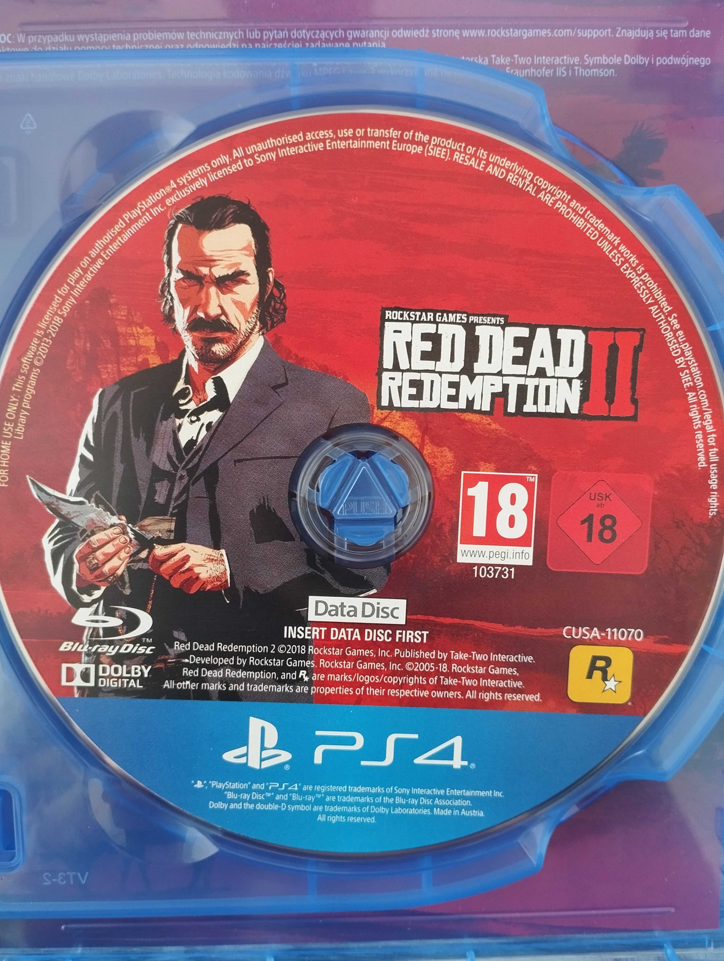 Gra Red Dead Redemption 2 Polska Wersja PS4/PS5 Playstation