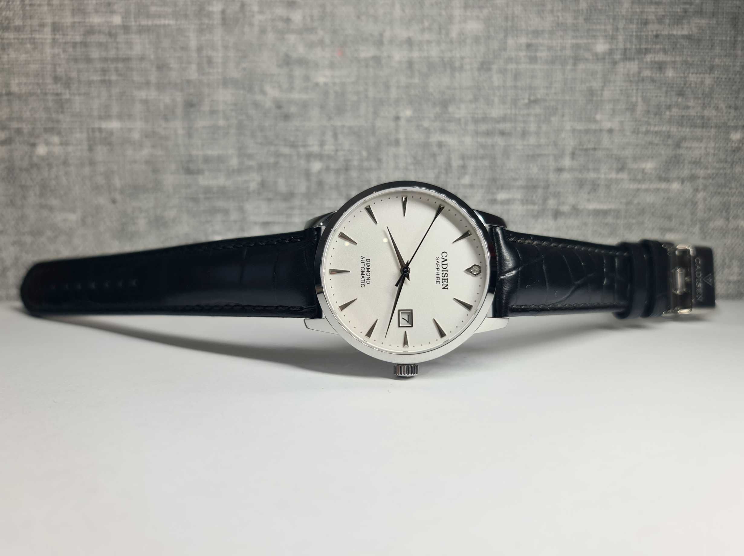 Чоловічий годинник часы Cadisen Automatic Diamond 39.5mm  Miyota 9015