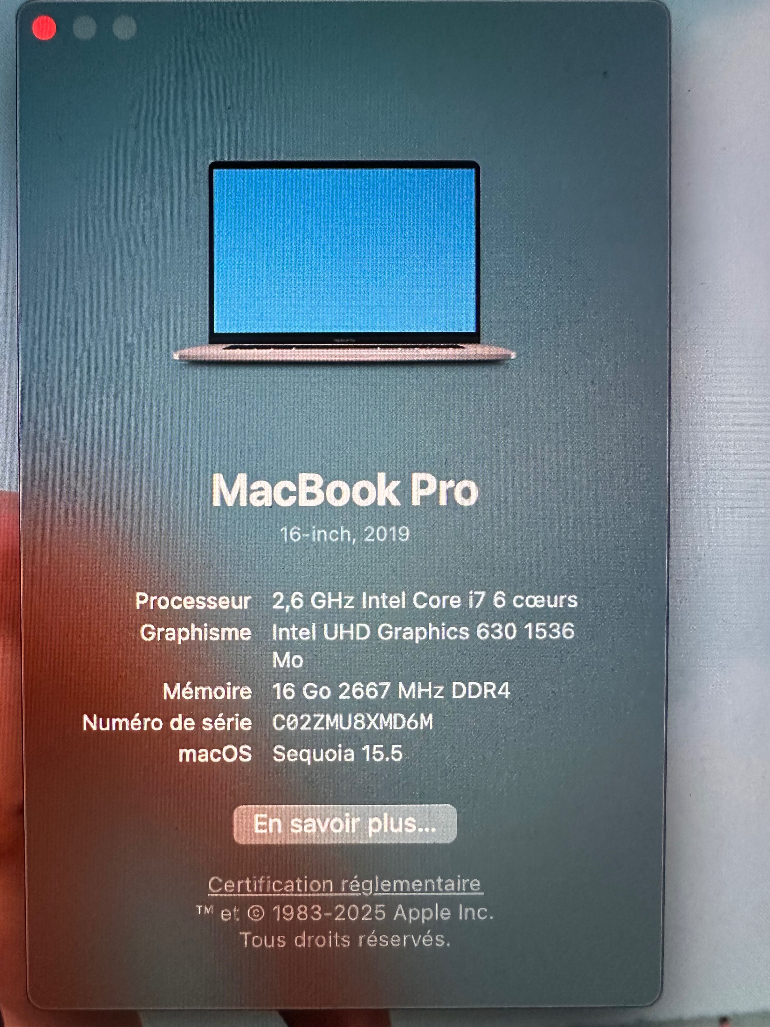 Mac book Pro 16"