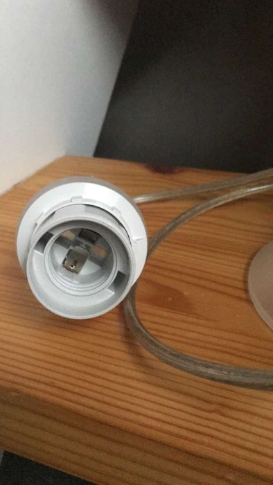 ZWIS przewód do lampy wiszącej, abażura przeźroczysty E27