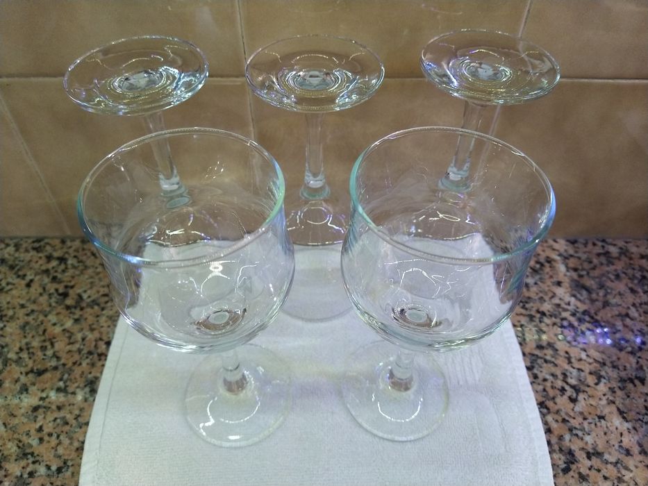 Copos de cristal novos casa quarto apartamento vivenda escritório.