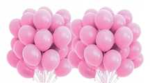 Balony lateksowe 5-calowe RÓŻOWE kpl 50 szt ok. 20 cm