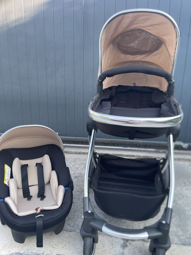 Carrinho + Babycoque Mothercare (como novo).