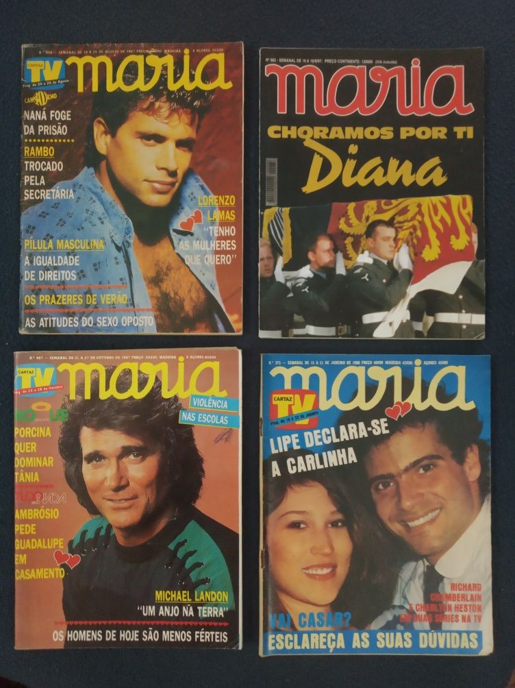 32 revistas MARIA ( anos 80 e 90 )