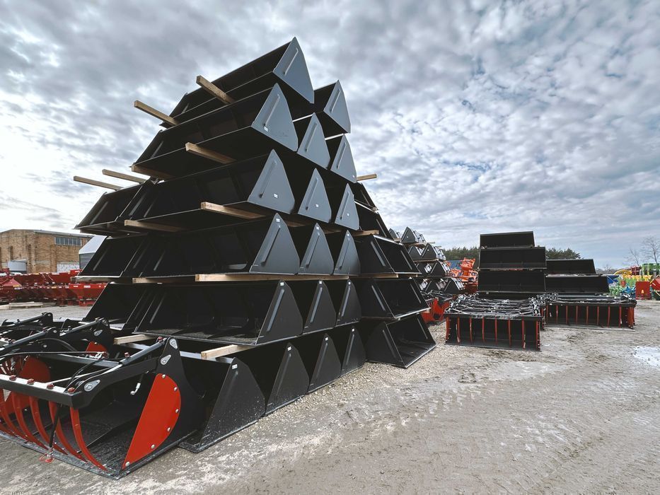 NOWA łyżka do ładowacza 1,2–2,4 m HARDOX stalowa raty