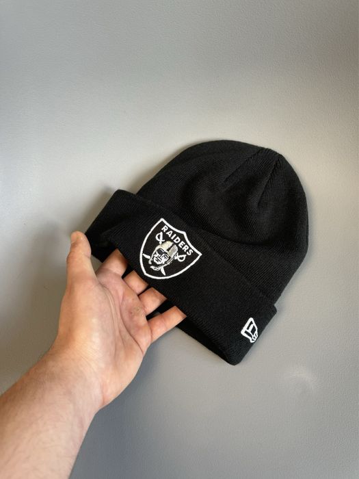 Черная шапка New Era Raiders мужская (оригинал)