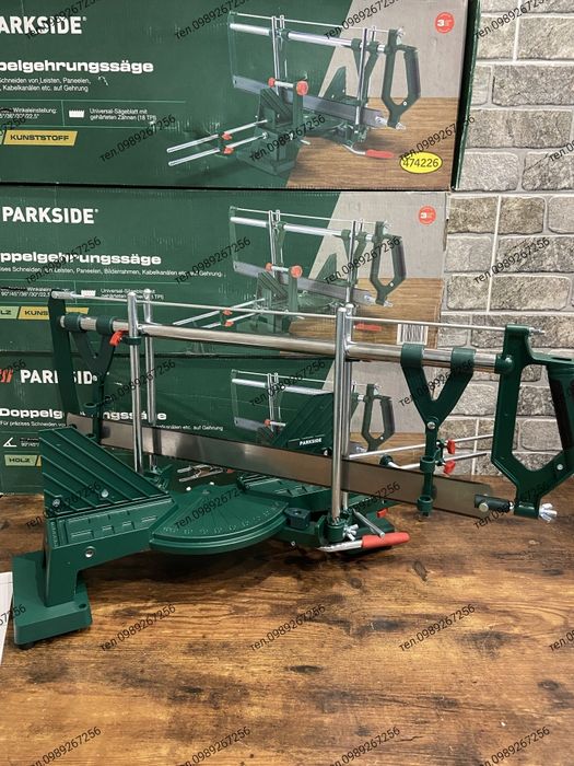 Подвійна торцювальна пила Parkside 600 мм для дерева та пластику