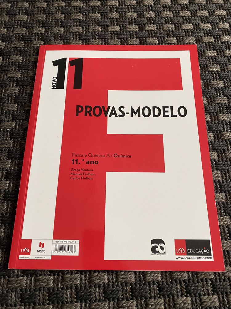 Livro de provas modelo de quimica