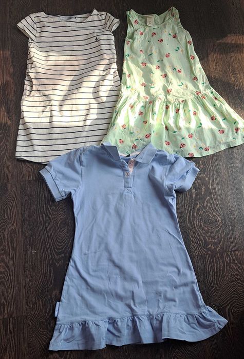 Футболочки, шорти, плаття для дівчинки 4-6р. NEXT,ZARA,H&M,GEORGE,Стіч