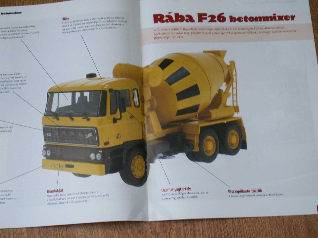 Raba F26 Betonmixer - Legendas Teherautok Nr 17 - Kultowe Ciężarówki