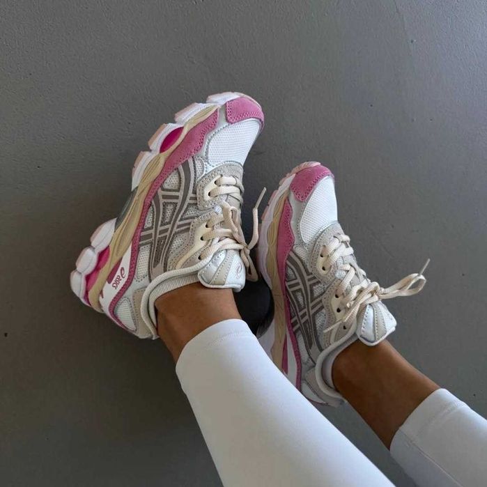 Кроссовки Женские Asics Gel-NYC 1090 Cream Pink/Кросівки Жіночі Асікc