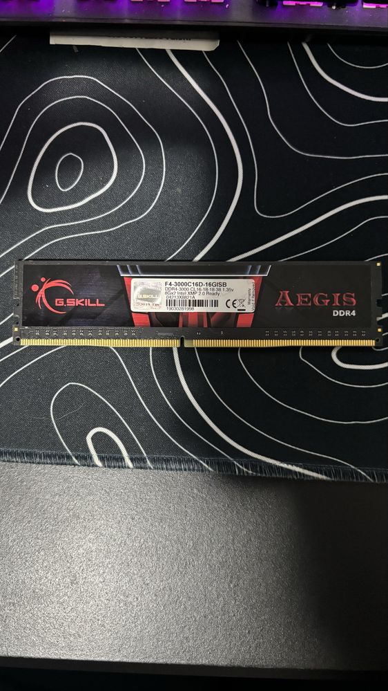 Slot RAM GSKILL 8gb DDR4 3000mhz