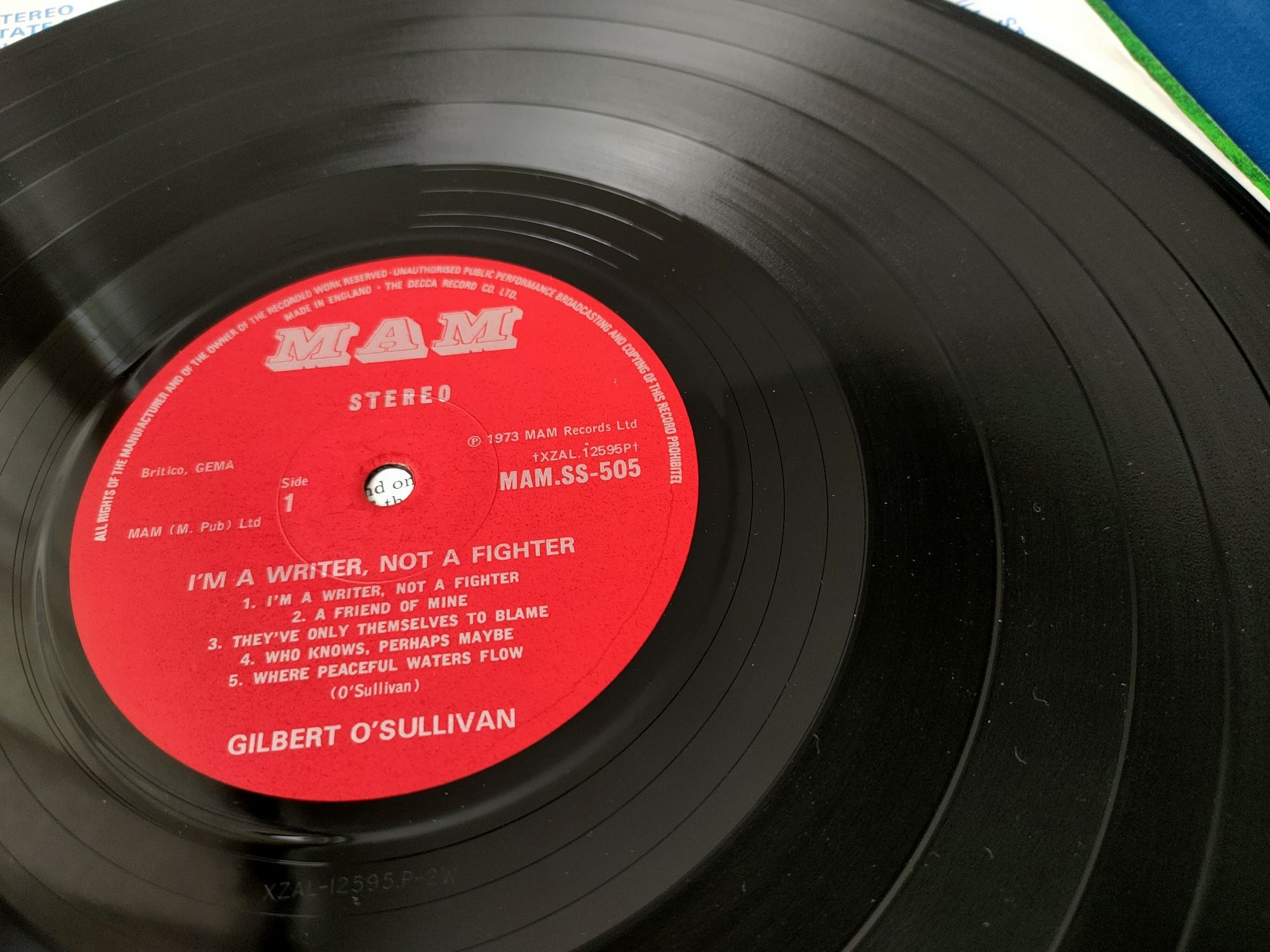 Gilbert O'Sullivan ‎– I'm A Writer, Not A Fighter
