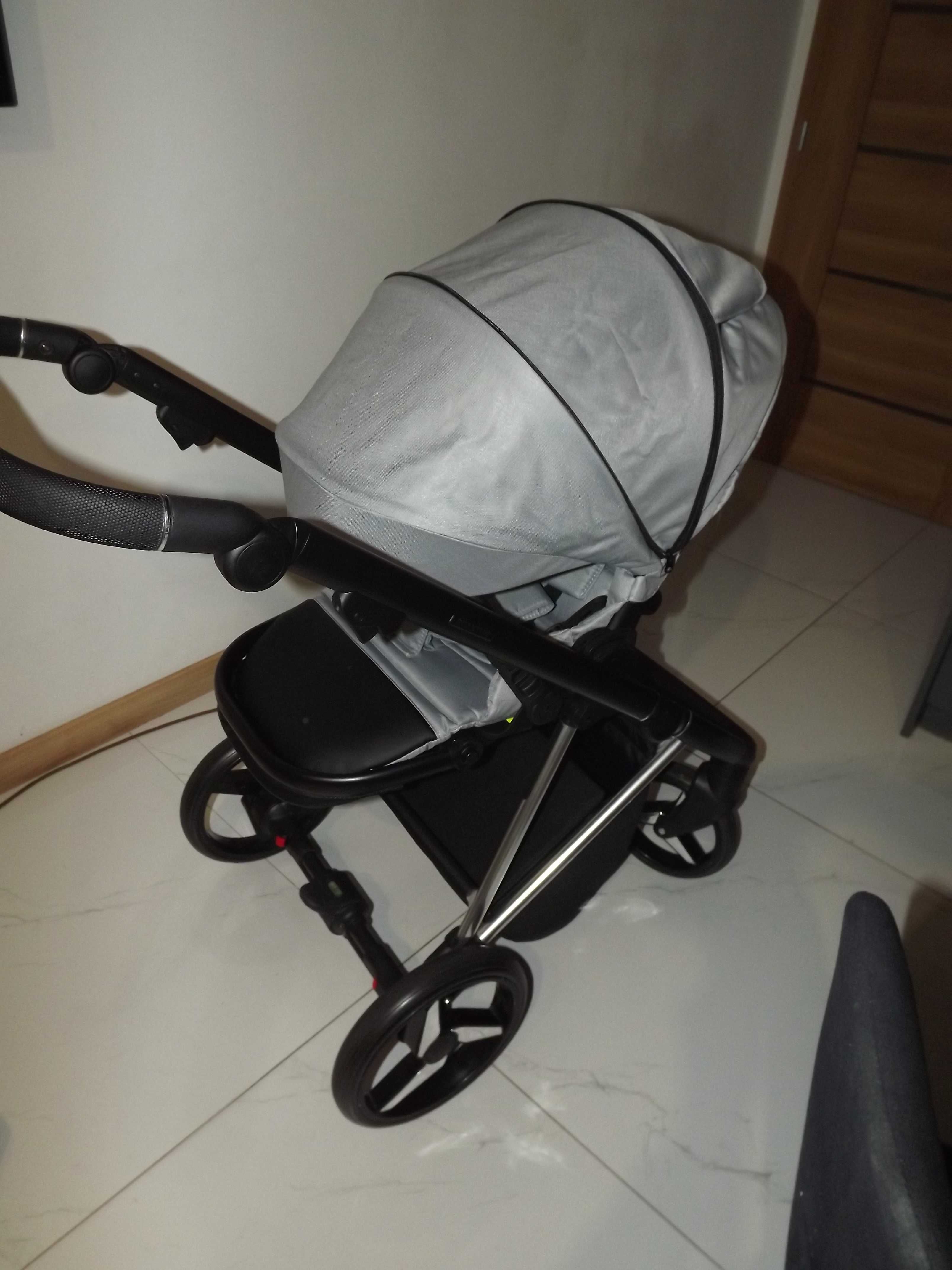 Adamex Quantum jak Adamex Belissa  special edition  3w1 Szary Cybex