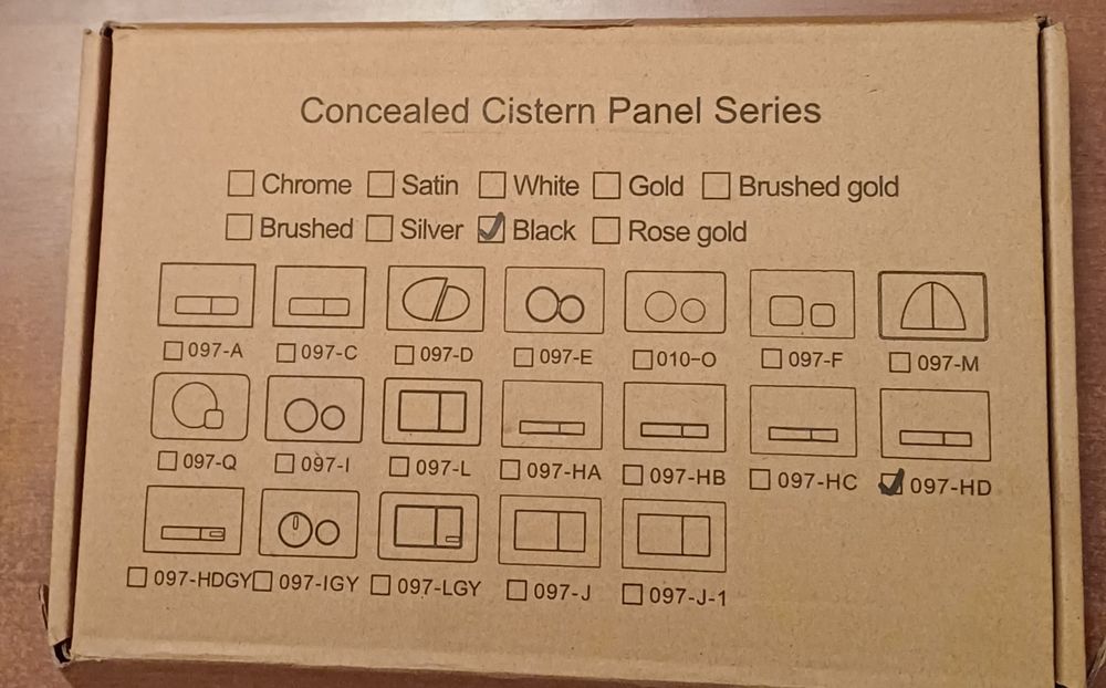 Przycisk do stelaża podtynkowego Rea 097-HD