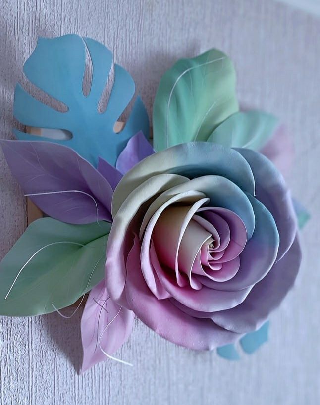 Квіти ручної роботи Святковий декор Квіти із фоамірану Цветы Декор