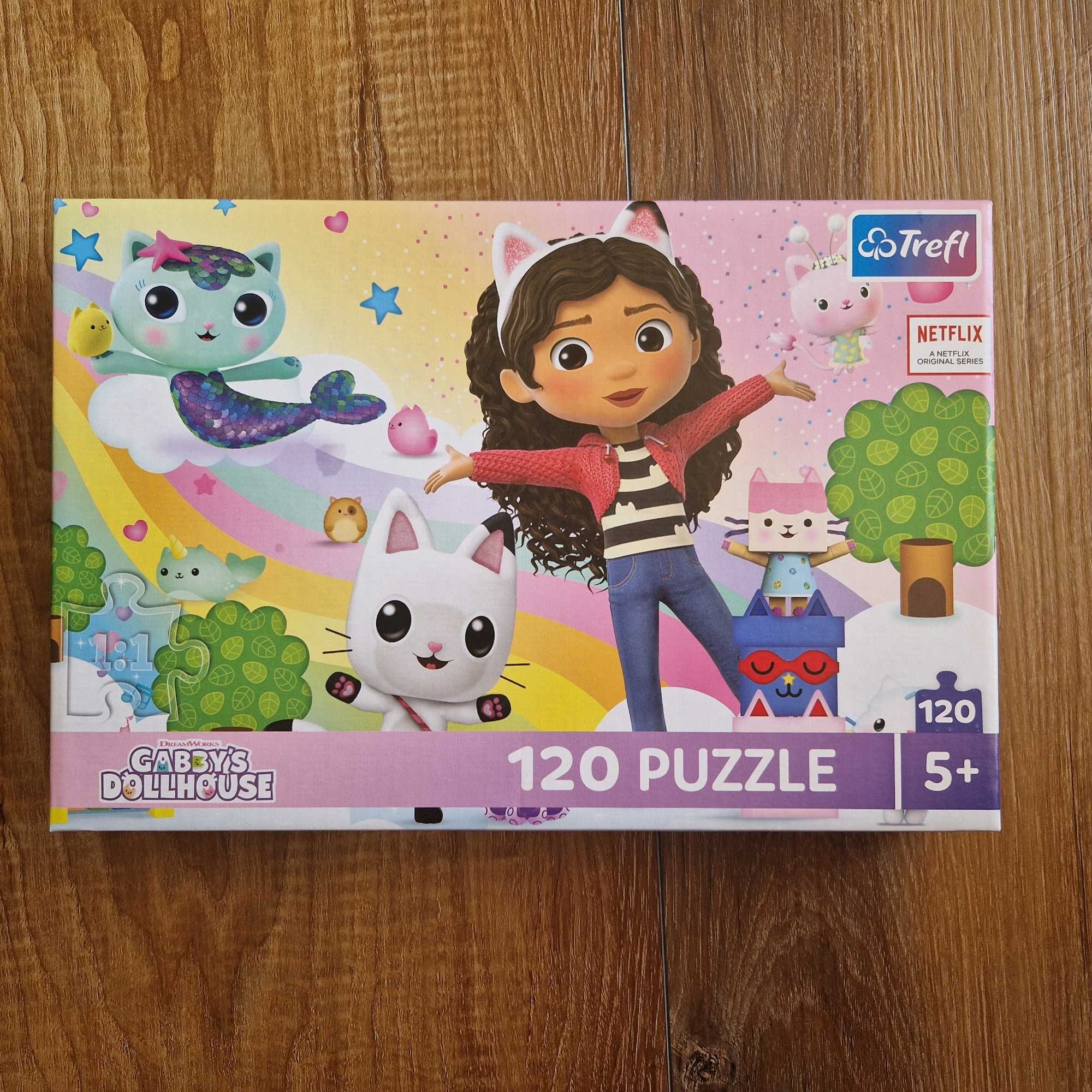 Puzzle - Koci domek Gabi, Psi Patrol, kraina lodu