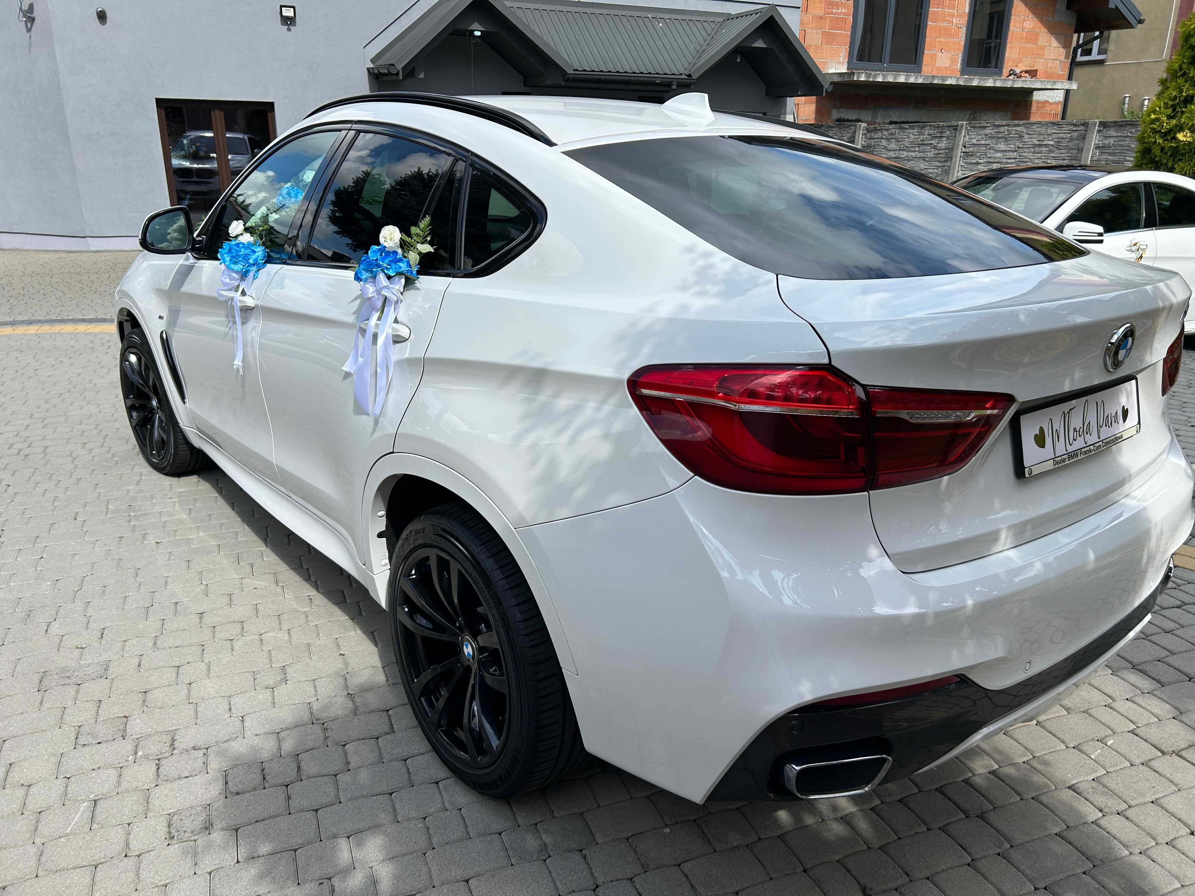Białe BMW X6 do Ślubu – Elegant Drive