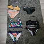 3x strój kąpielowy bikini 134/140 9/10 lat