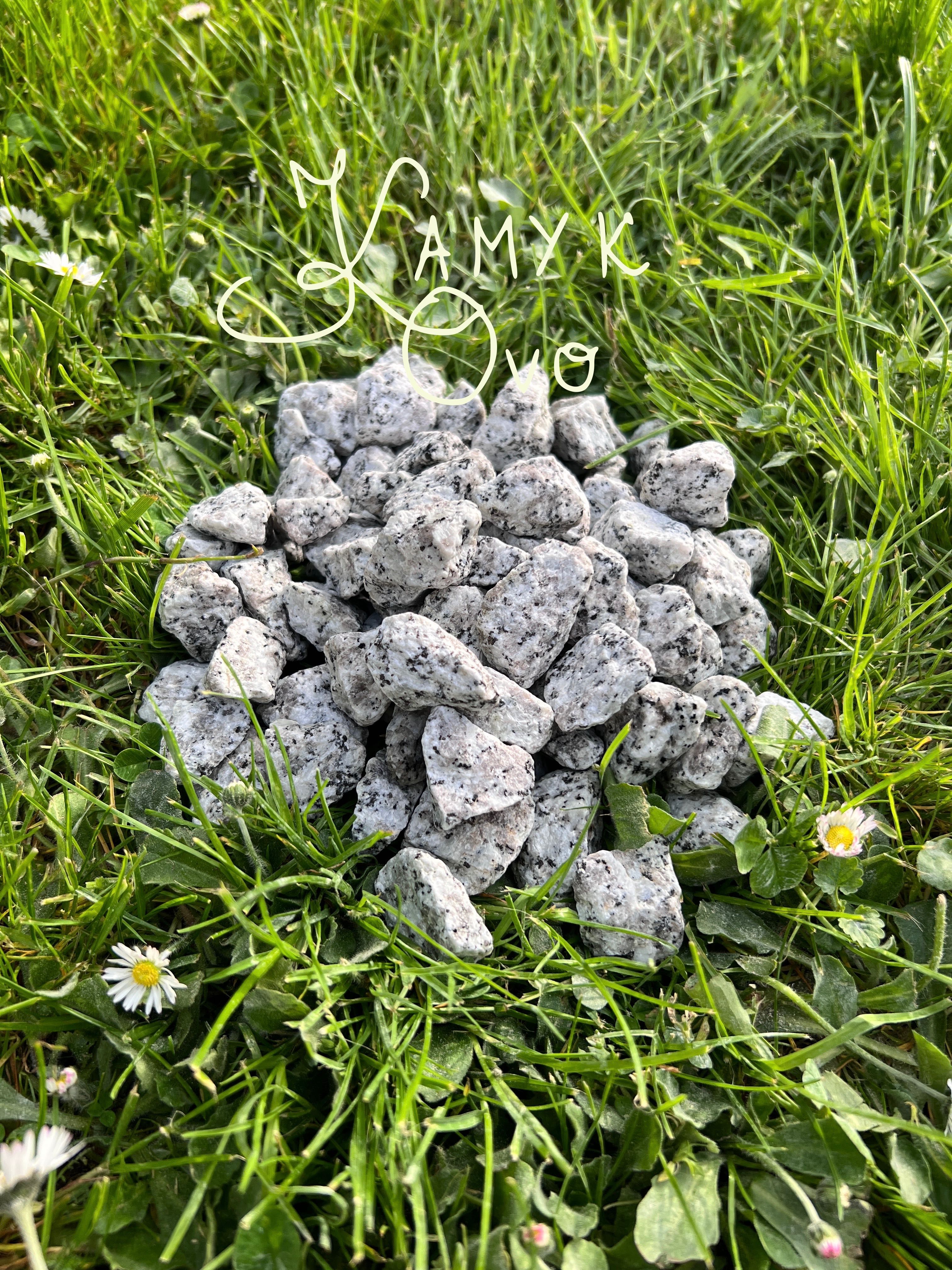 GRANIT Grys Granitowy Dalmatyńczyk, Kruszywo Ozdobne, Ogród, Parking