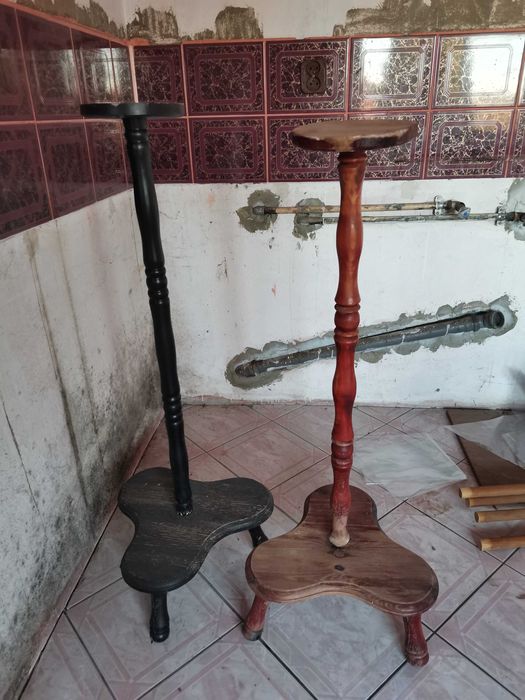 Kwietniki drewniane PRL