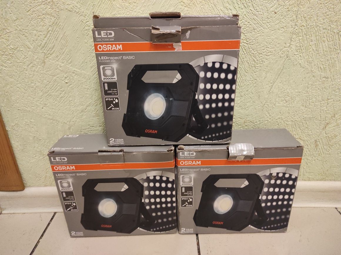 Портативный прожектор Osram ledinspect basic flooder 20w