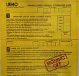 Ub 40 - - - - - Signing Off - - - - - CD