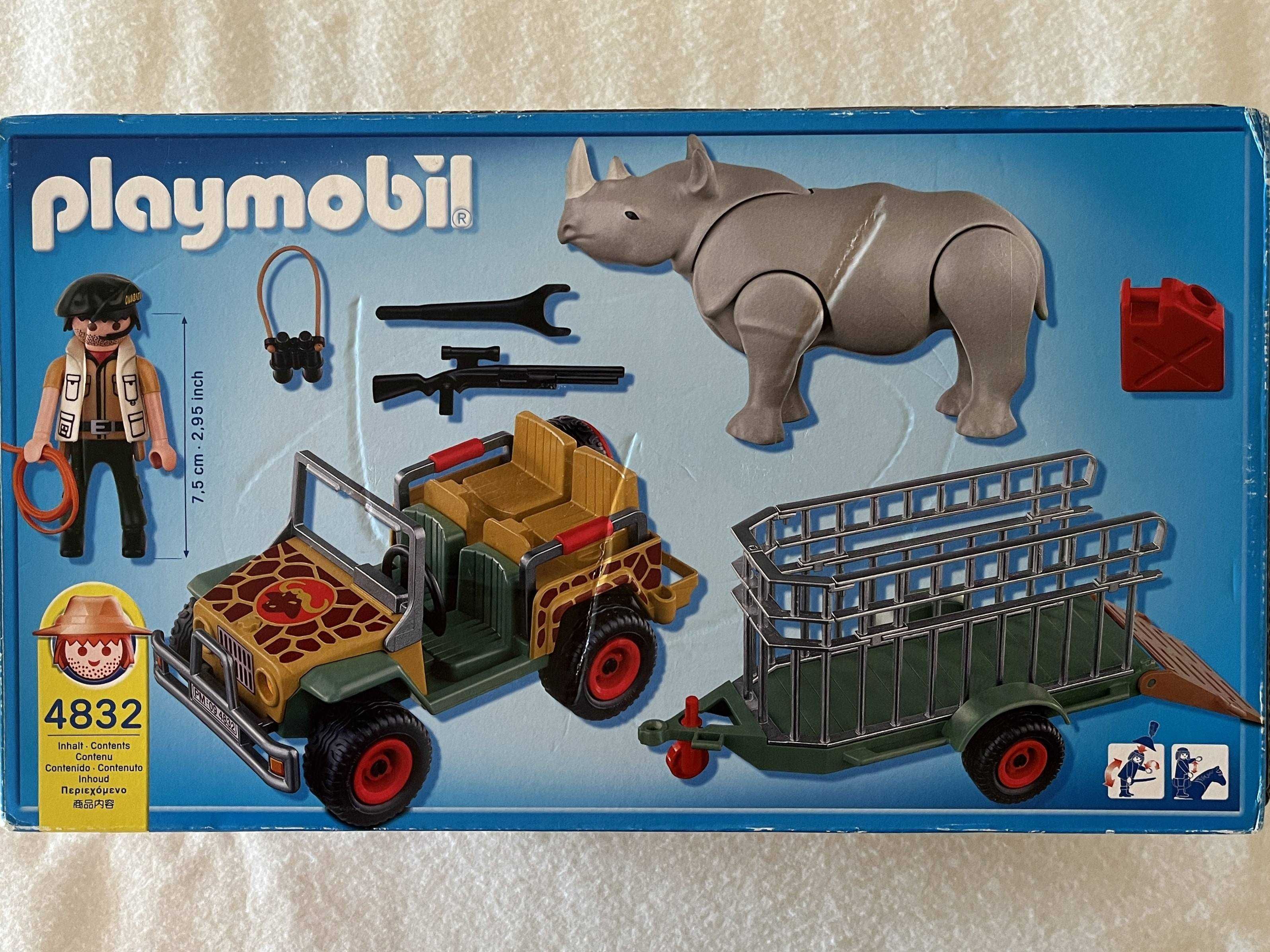 Playmobil 4832 – Veículo Ranger com rinoceronte