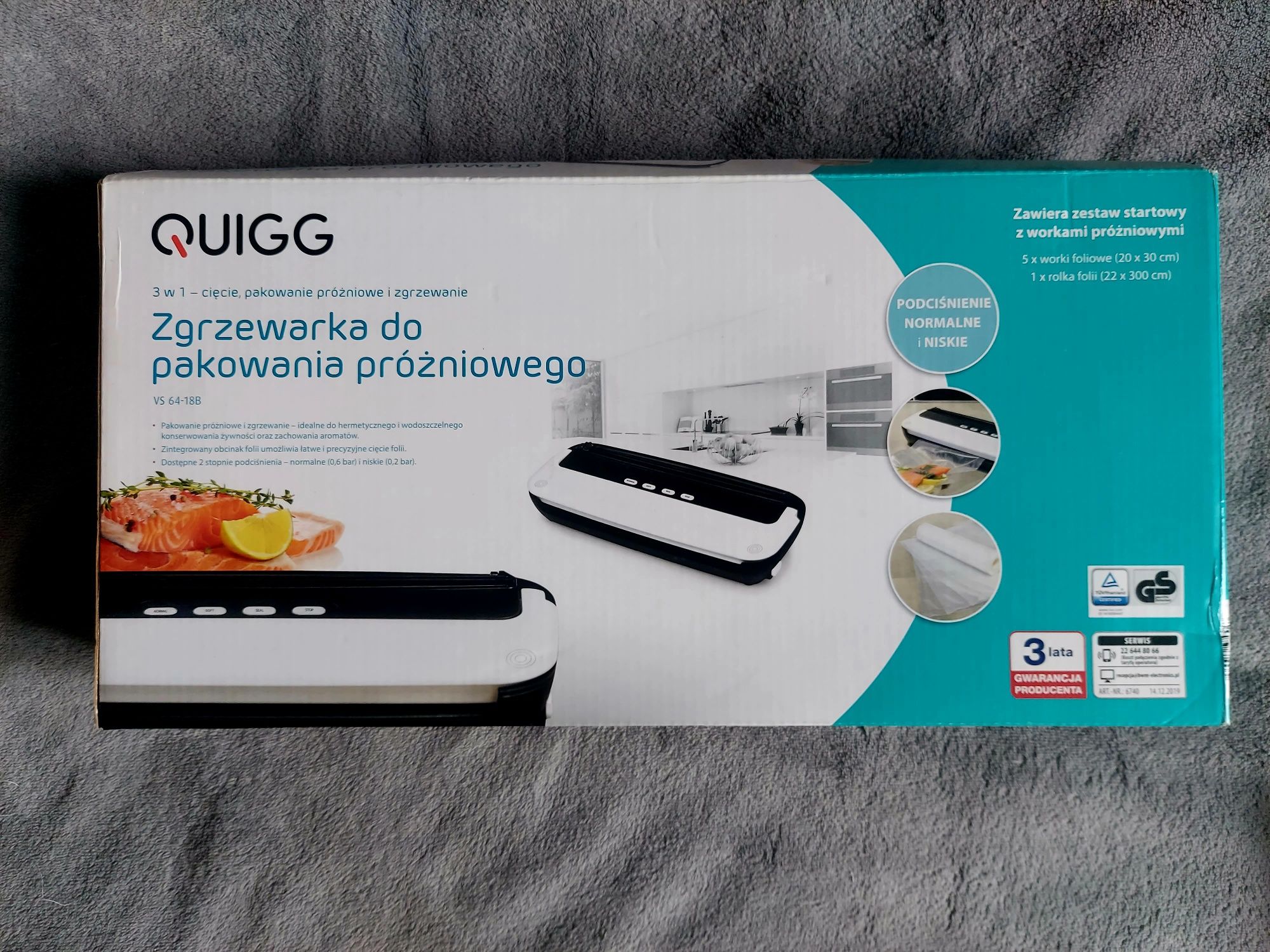 Zgrzewarka do pakowania próżniowego + 2 kpl. folii+ 2 komplety folii