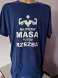 Koszulka T-shirt męski rozmiar 2 XL  z nadrukiem bawełna 100%