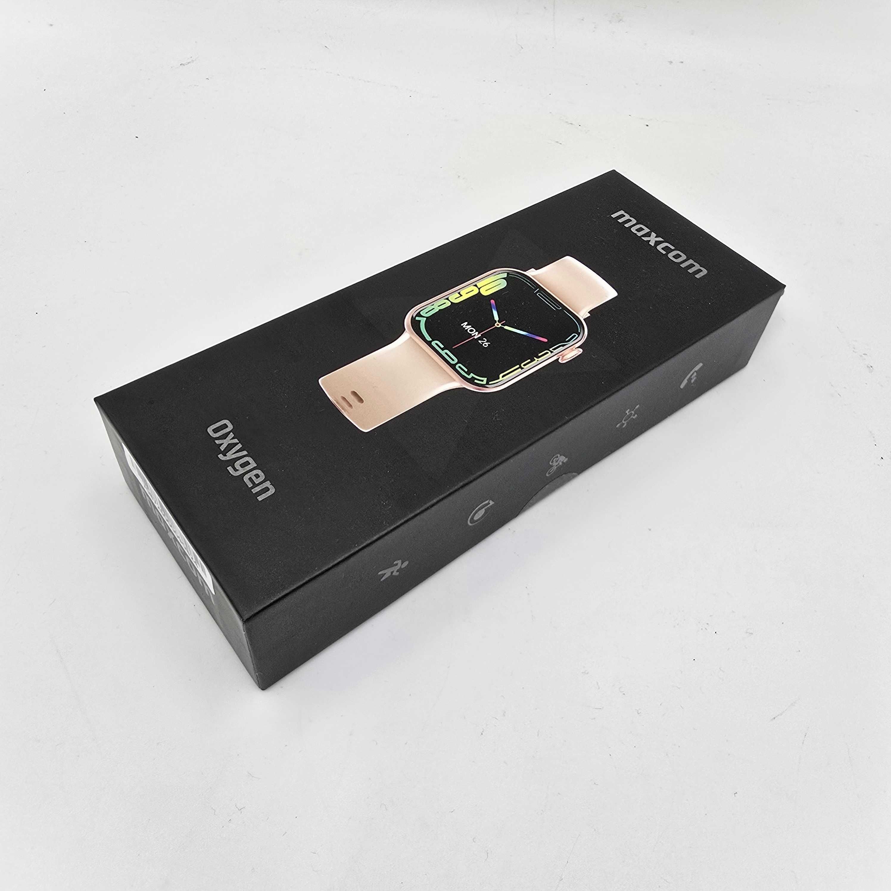 Smartwatch MAXCOM FW26 Oxygen Różowy NOWY Okazja!