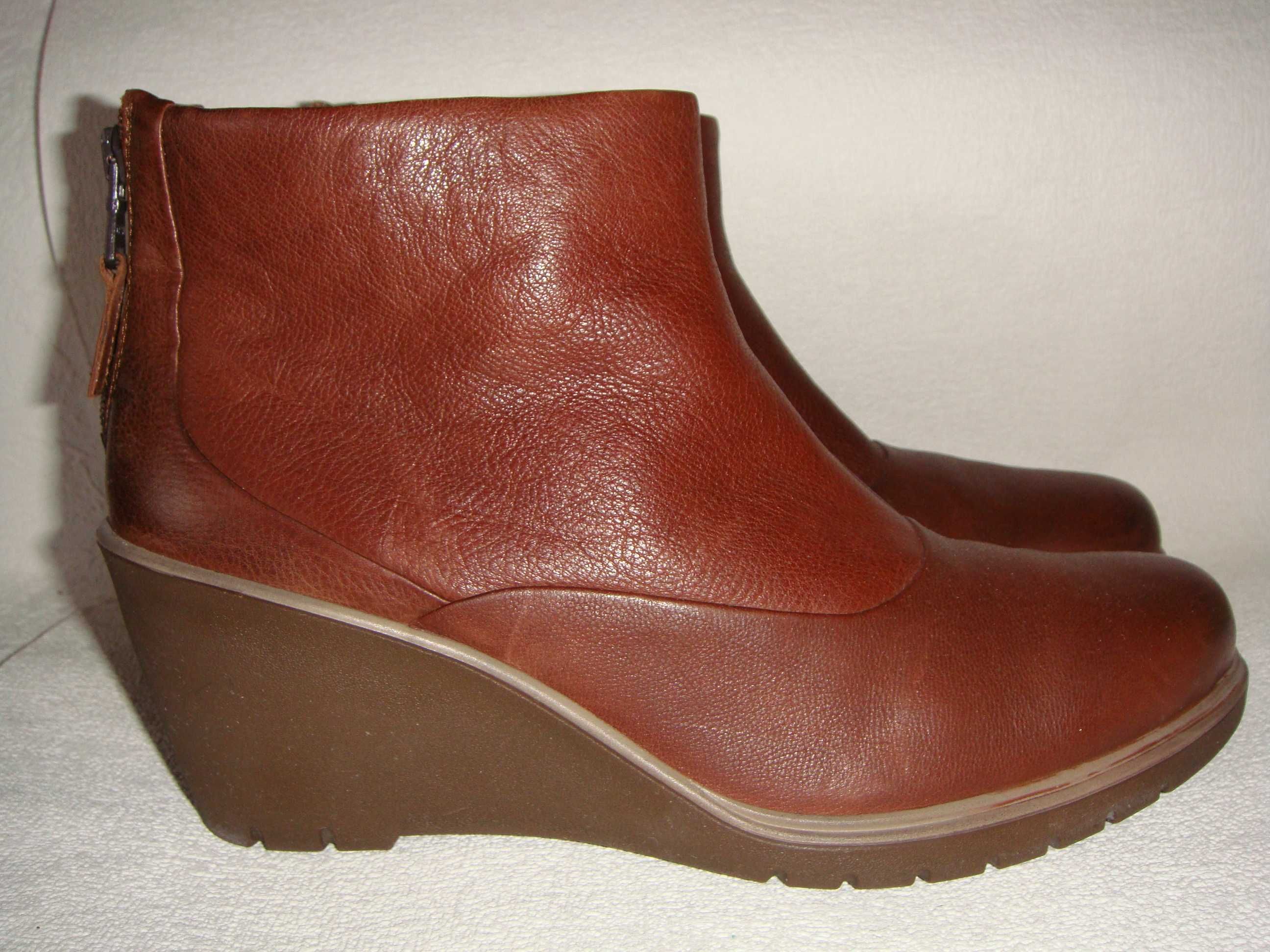 Ботинки кожаные деми Ессо Словакия 38 р, стелька 25, 5 см