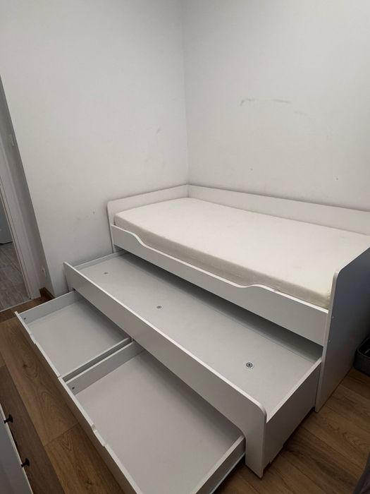 Sprzedam łóżko białe Rico  ( Agata meble )