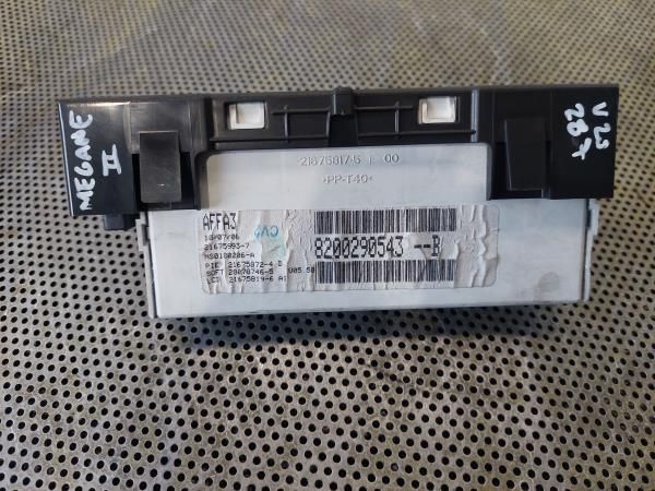 Display / ecrã de informações RENAULT Megane II (BM0/1_, CM0/1_)