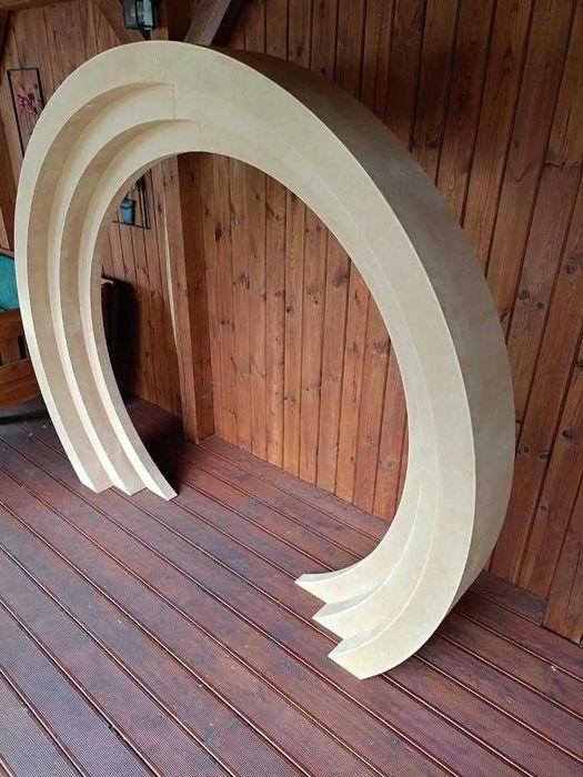 Portal 3D koło, ścianki dekoracyjne