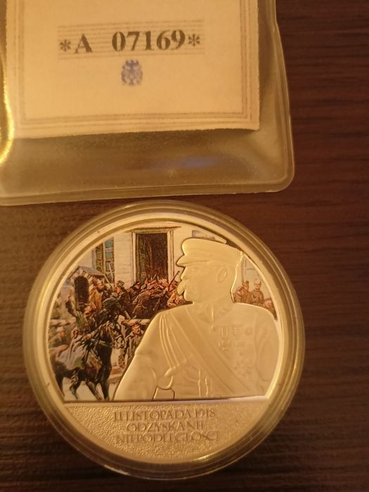 Medal moneta Piłsudski 1000 lecie Polski