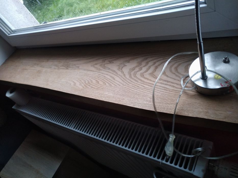 Deska parapet z litego drewna