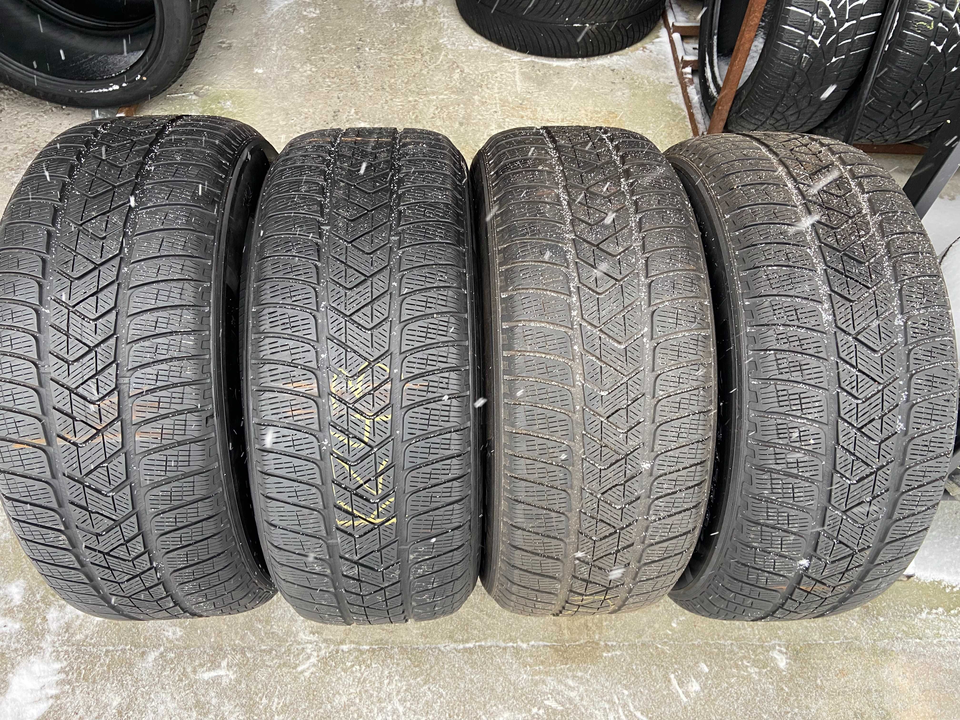 4x 255/55R18 Pirelli Scorpion Winter 5mm RunFlat