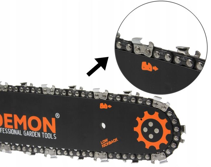 Piła Spalinowa Pilarka Łańcuchowa Demon 4,4 Km