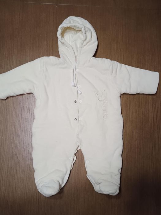 Ciepły pajacyk z podszewką 56/62