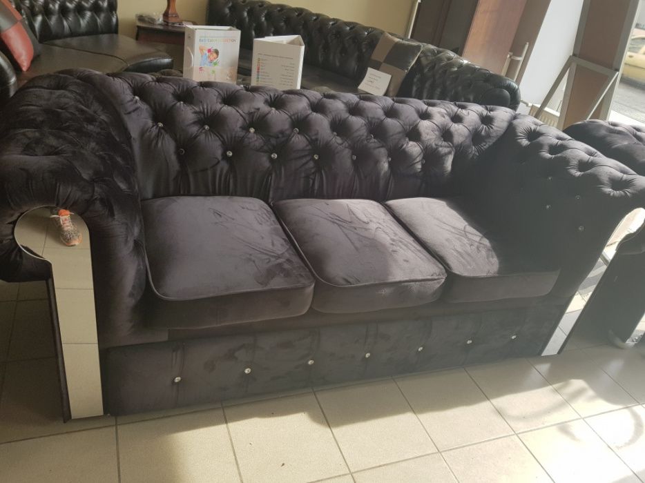 Zestaw Chesterfield Mirrore 3+1+1
