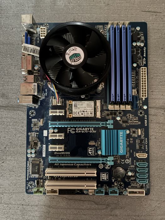 Комплект i5-3330 + Gigabyte H61 + 16ГБ DDR3 + SSD 128ГБ