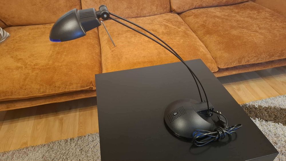 Lampka biurkowa Techno Lux, czarna, żarówka halogenowa