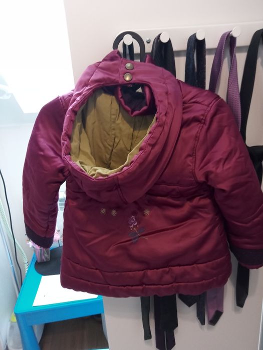 Kurtka zimowa  bordowa
